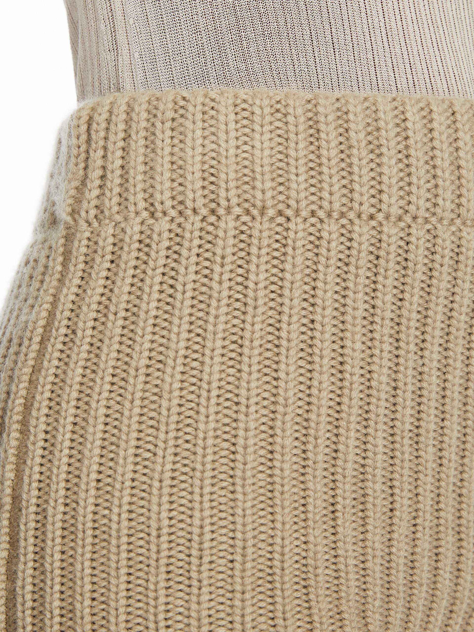 ACCESO1234 Rib-knit culottes - 5