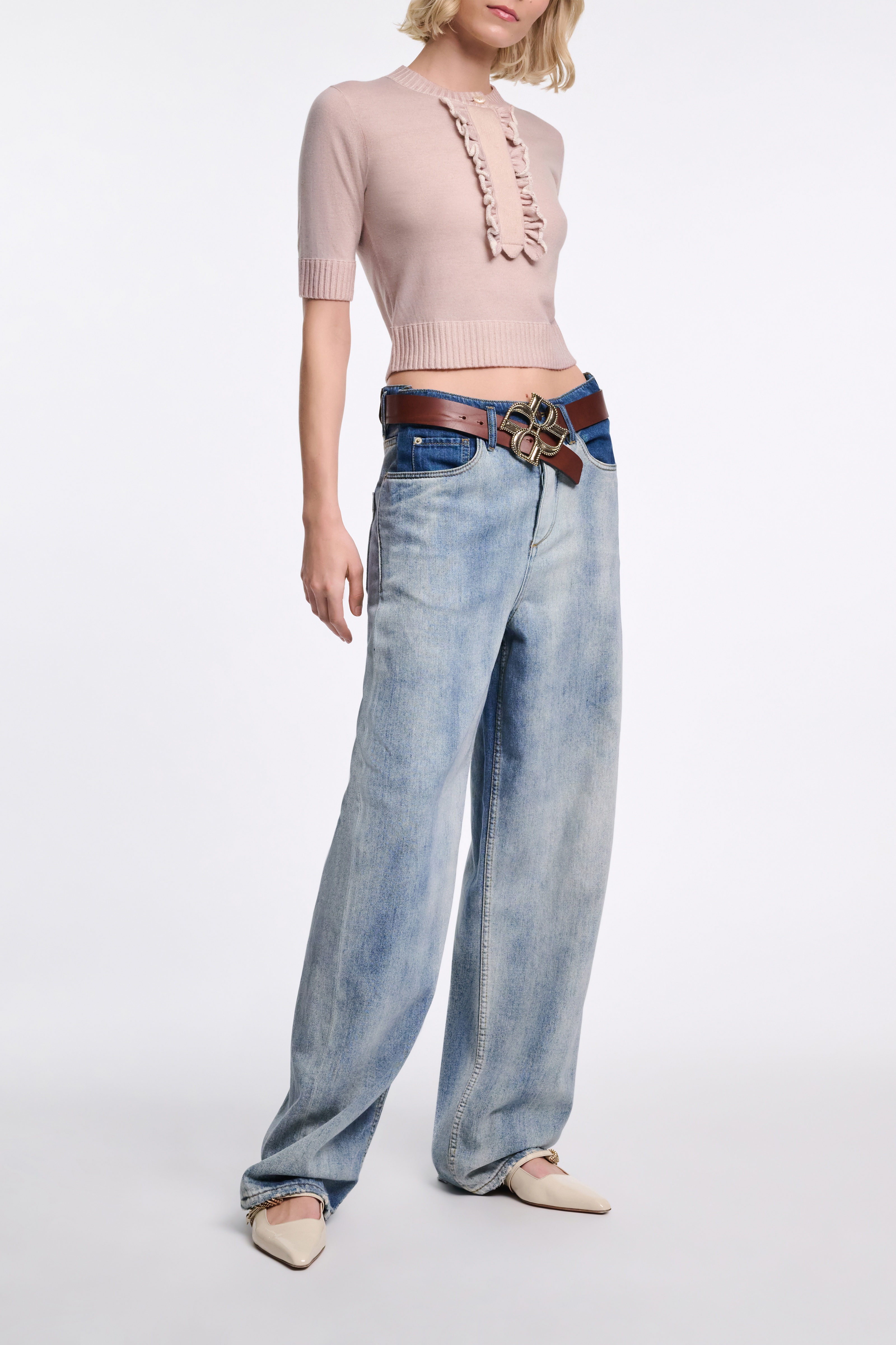 DENIM ROMANCE pants - 3