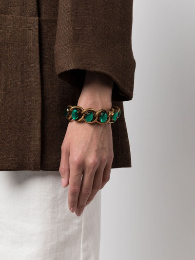 Marni crystal-embellished chain bracelet outlook