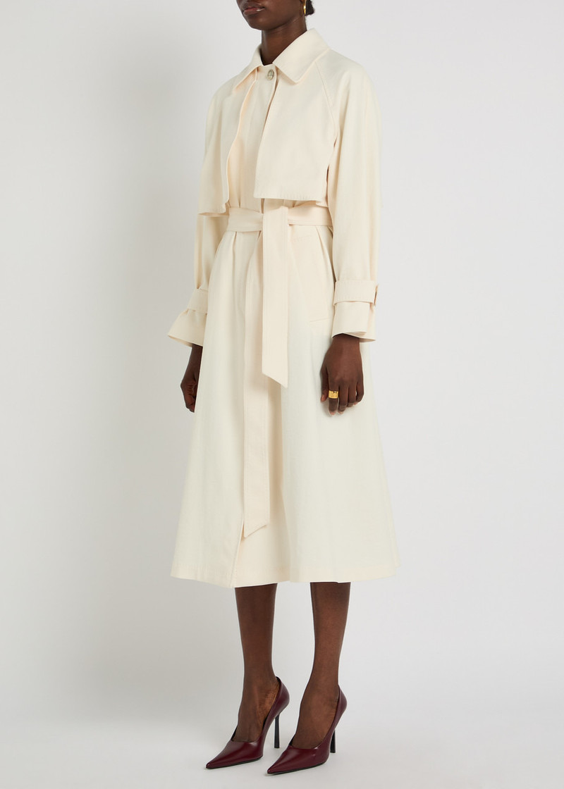 Herno Herno Belted Woven Trench Coat outlook