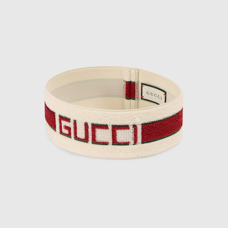 GUCCI Elastic Gucci stripe headband outlook