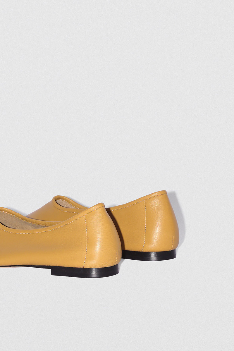 Prudence Cumin Lamb Nappa Leather Ballet Flat 4