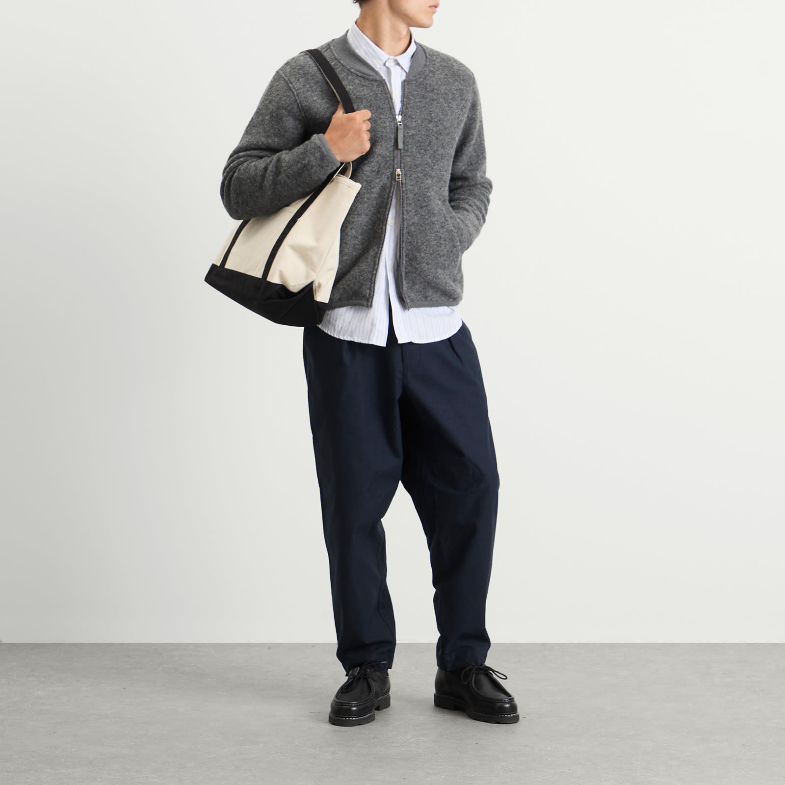 Universal Works Wool Fleece Zip Bomber - Presented by END. - 4