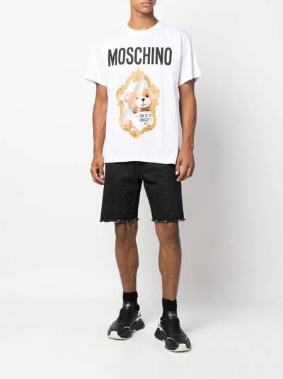 Moschino Mirror Teddy logo T-shirt outlook