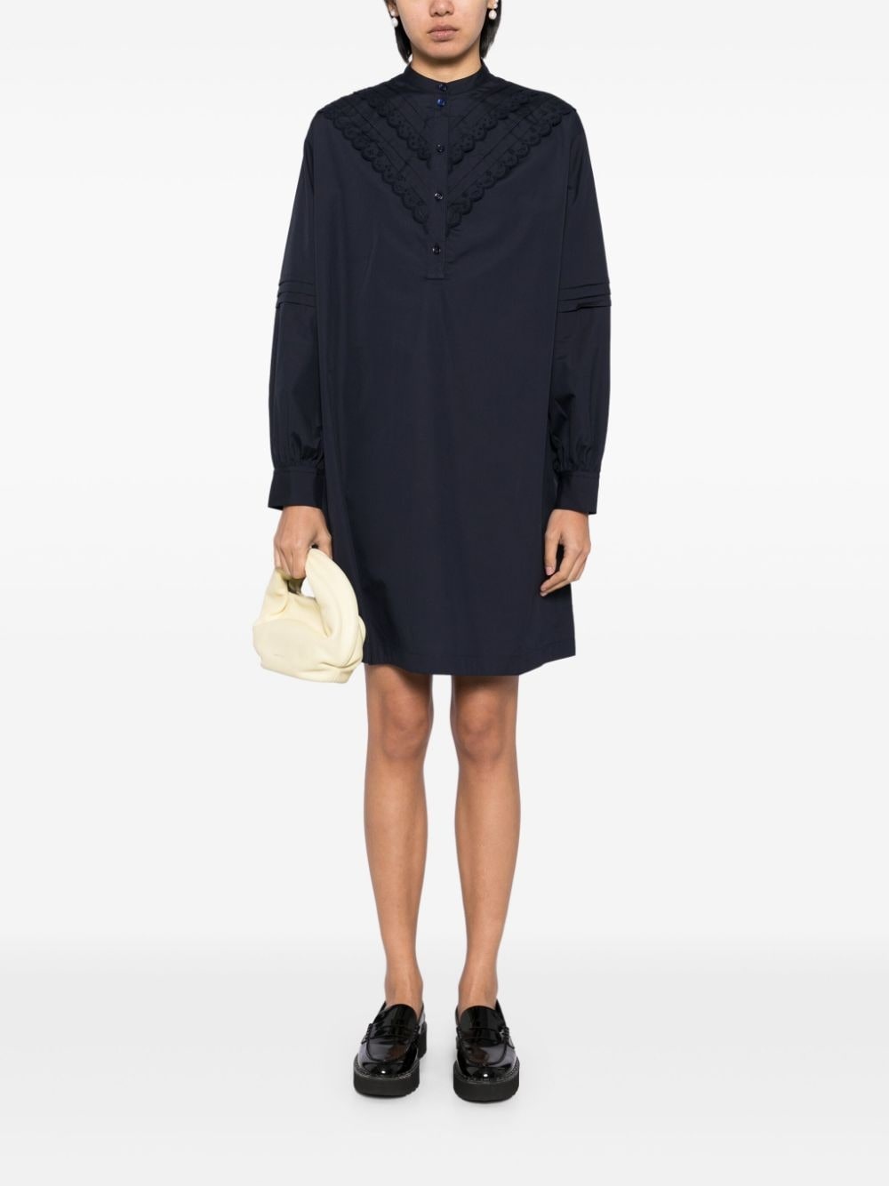 craft embroidery shirt dress - 2
