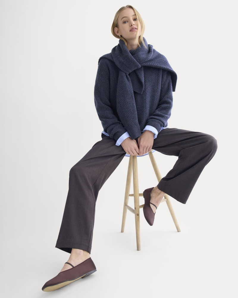 CASHMERE HERRINGBONE SWEATER 4