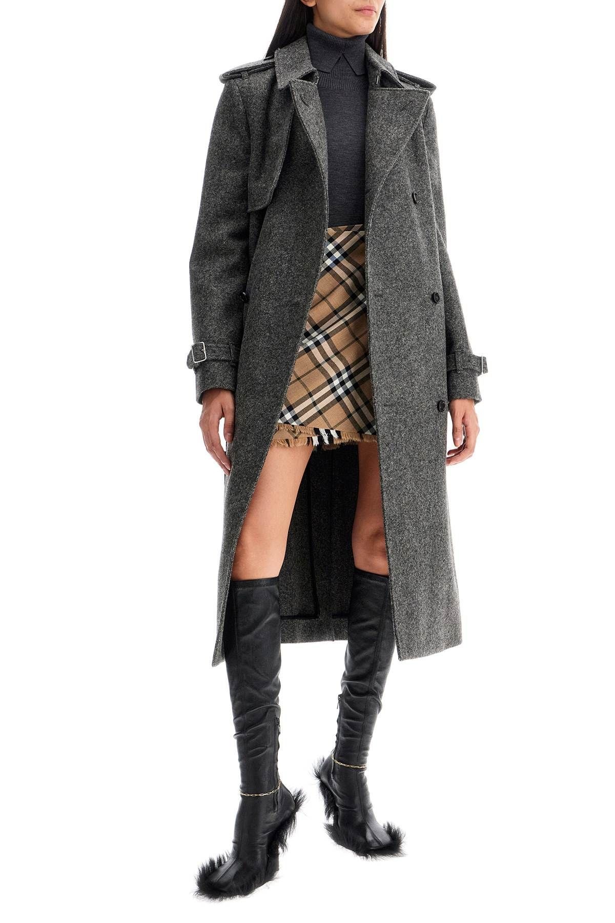 BURBERRY CHECK SKIRT WITH - 2