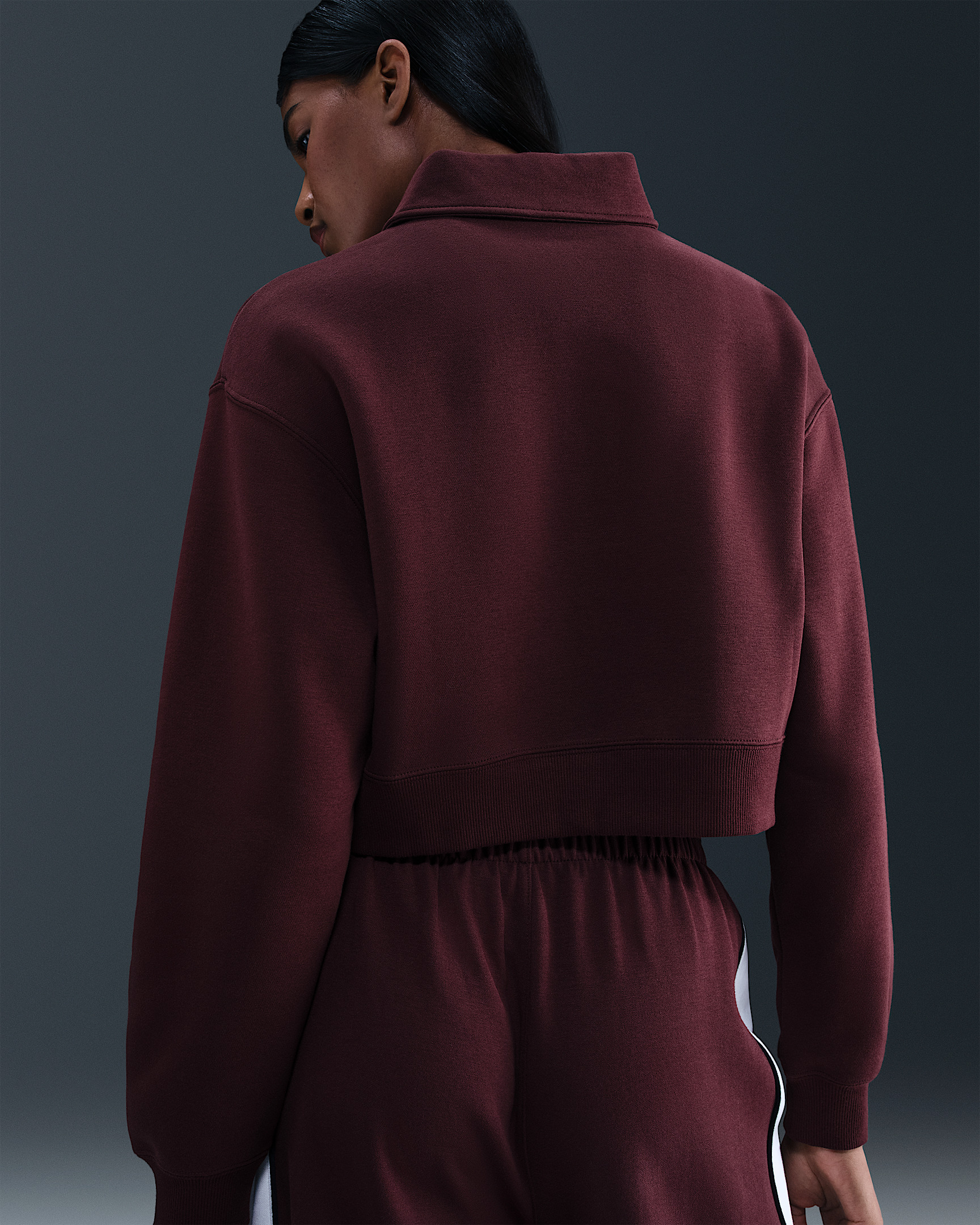 Nike Sportswear Phoenix Fleece Women's Loose Collared Pull-Over Top - 2