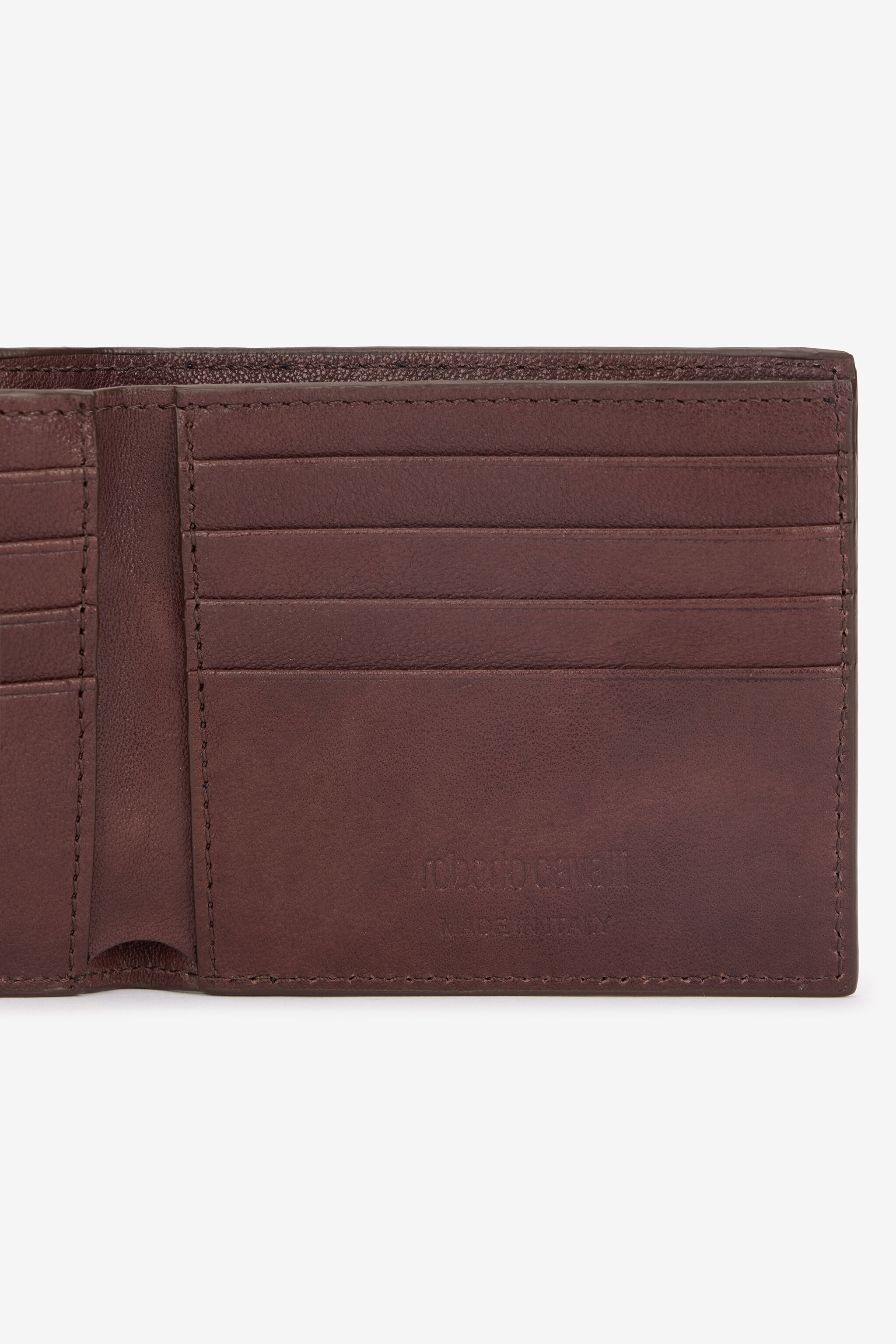 Square Bi-Fold Wallet With RC Monogram - 5