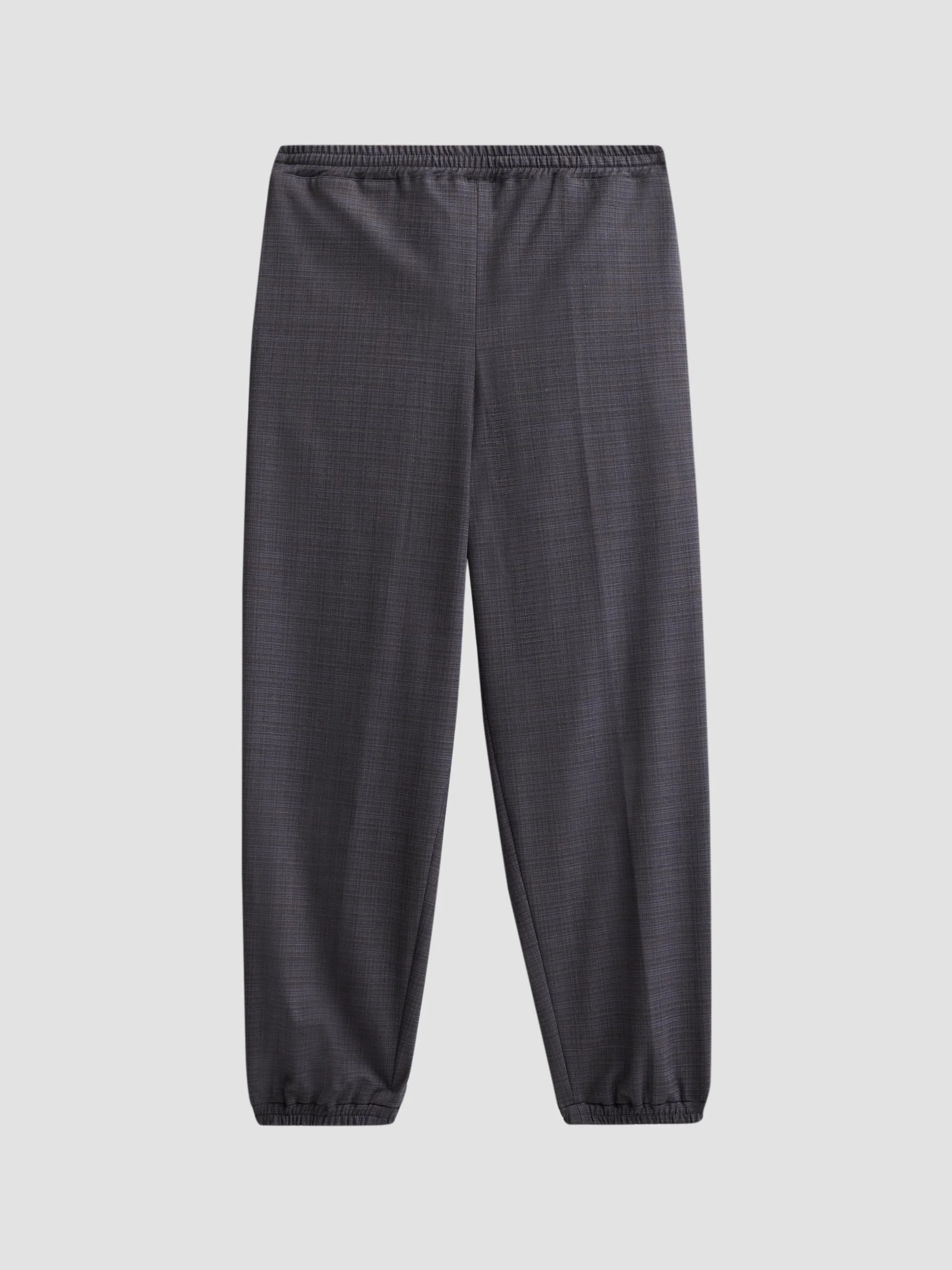 Men's Plaid Jogger Trousers - Violet - 1
