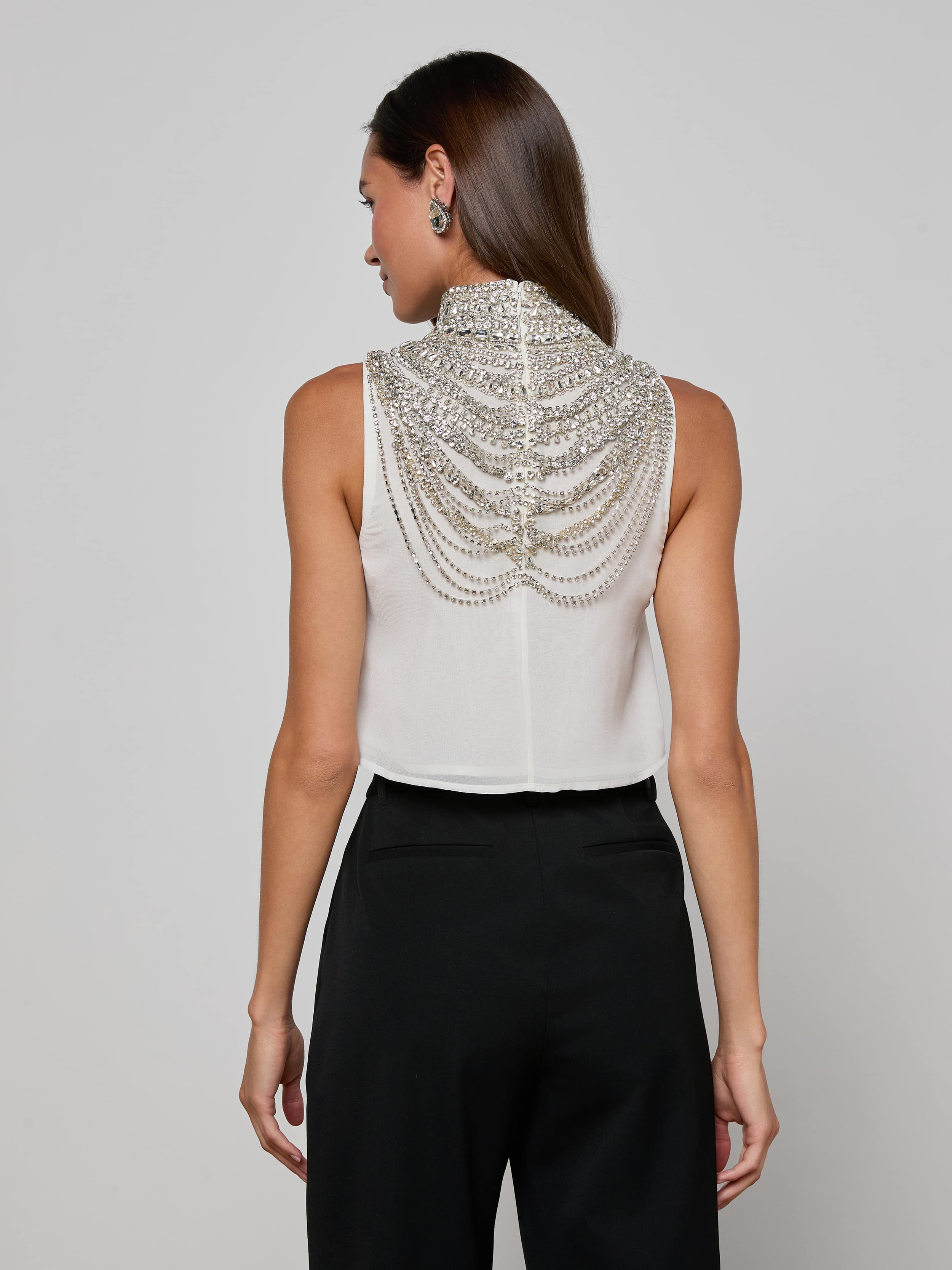 Yun Draped Crystal Tank - 5