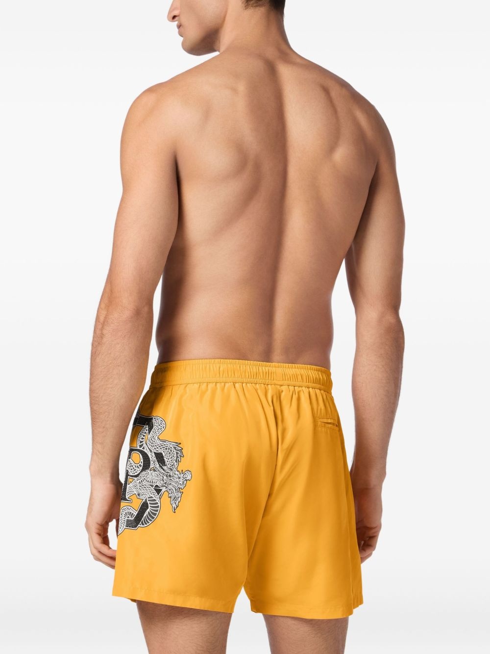 graphic-print swim shorts - 3