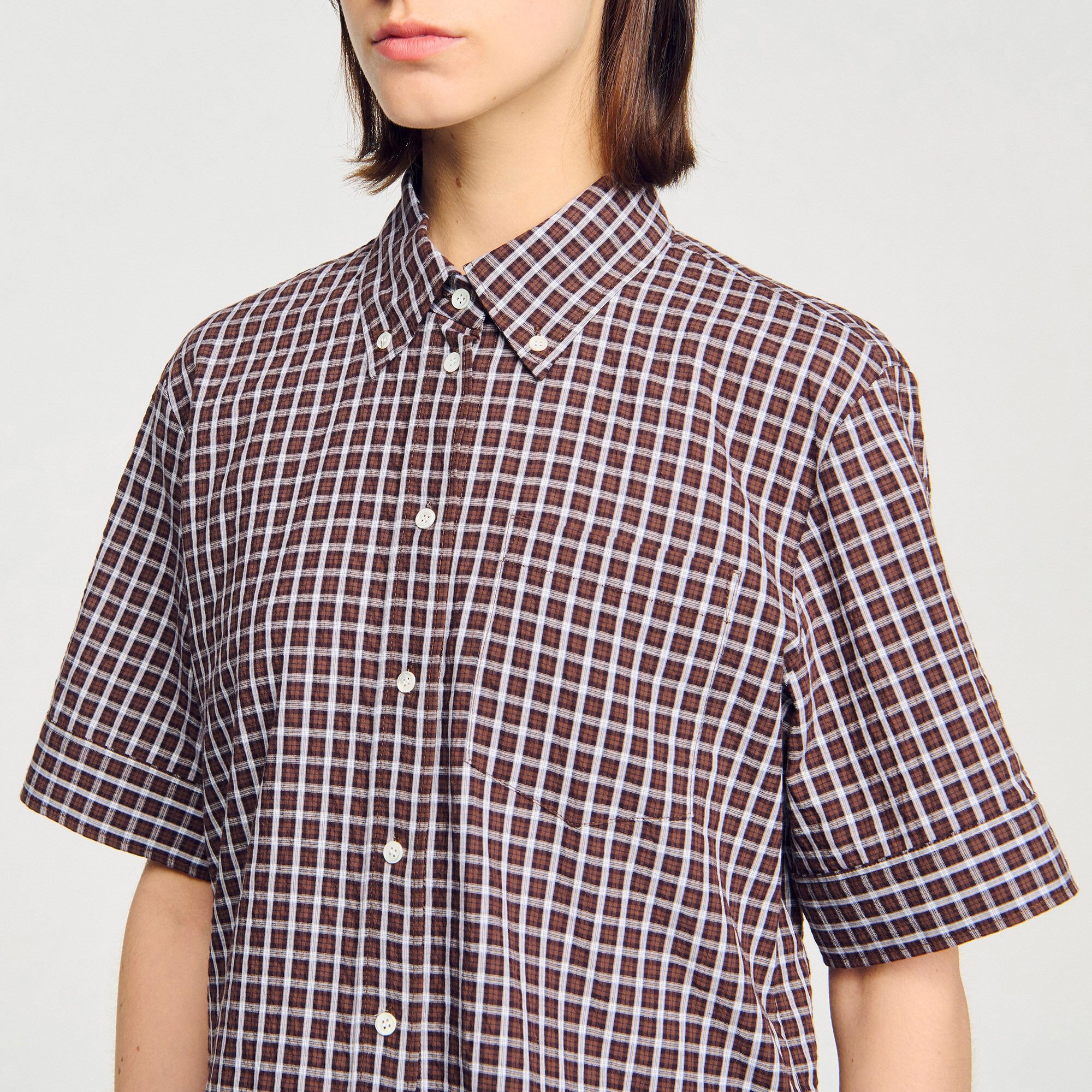 OVERSIZED CHECK SHIRT - 3