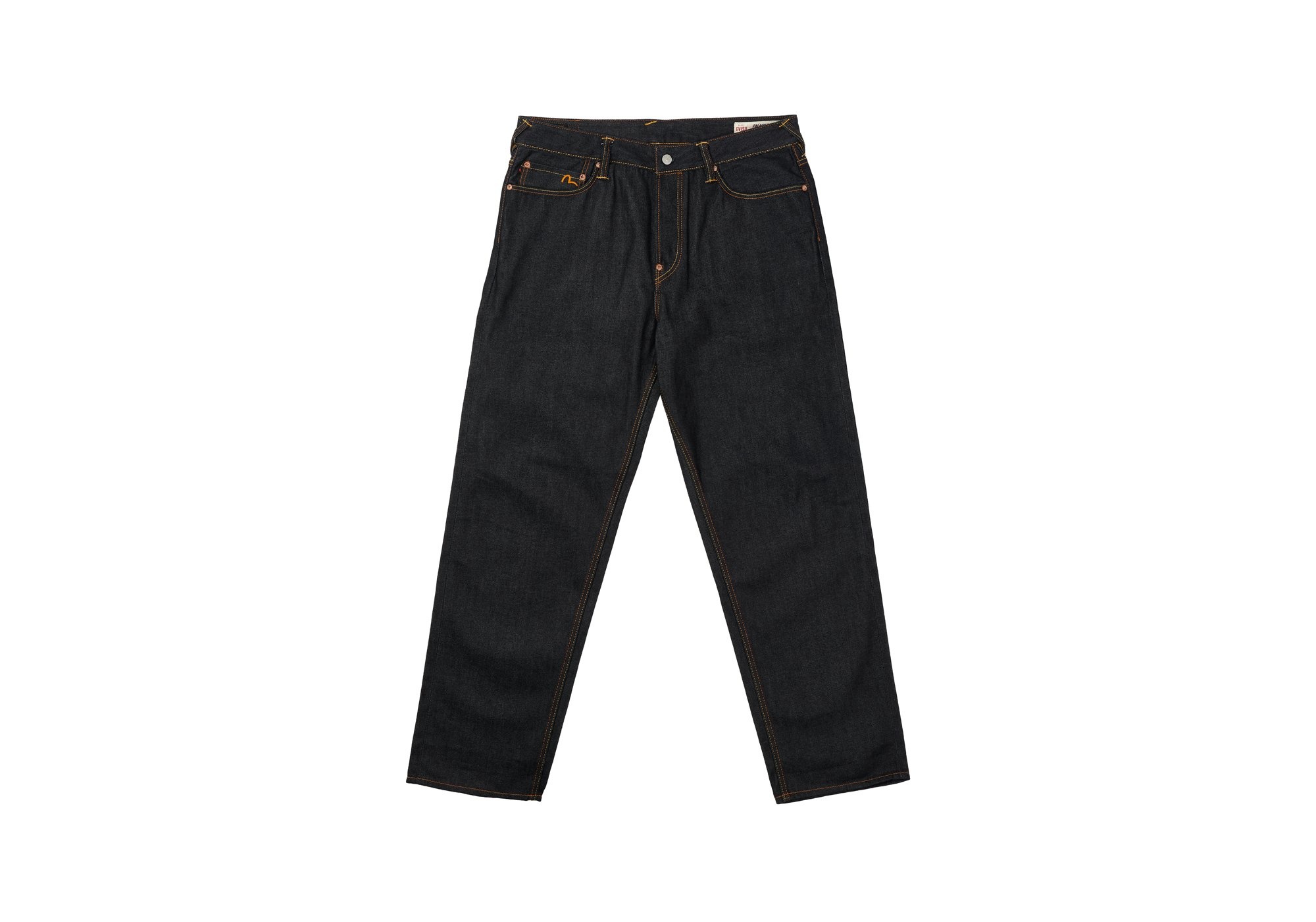 PALACE EVISU 2008 CLASSIC SEAGULL DENIM JEANS INDIGO RAW - 2