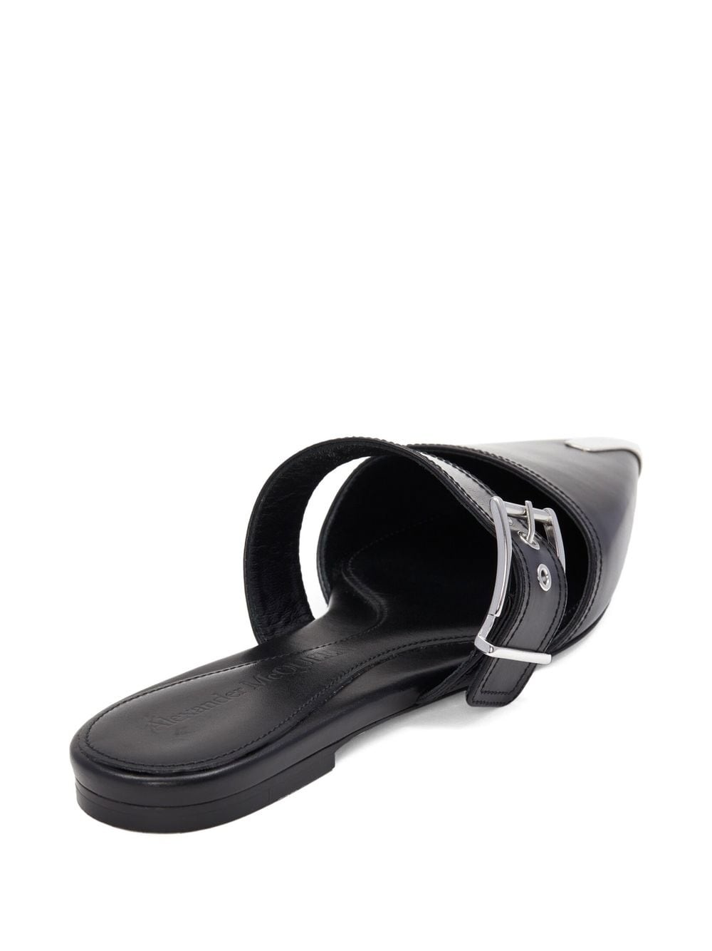 buckle-detail leather pumps - 3