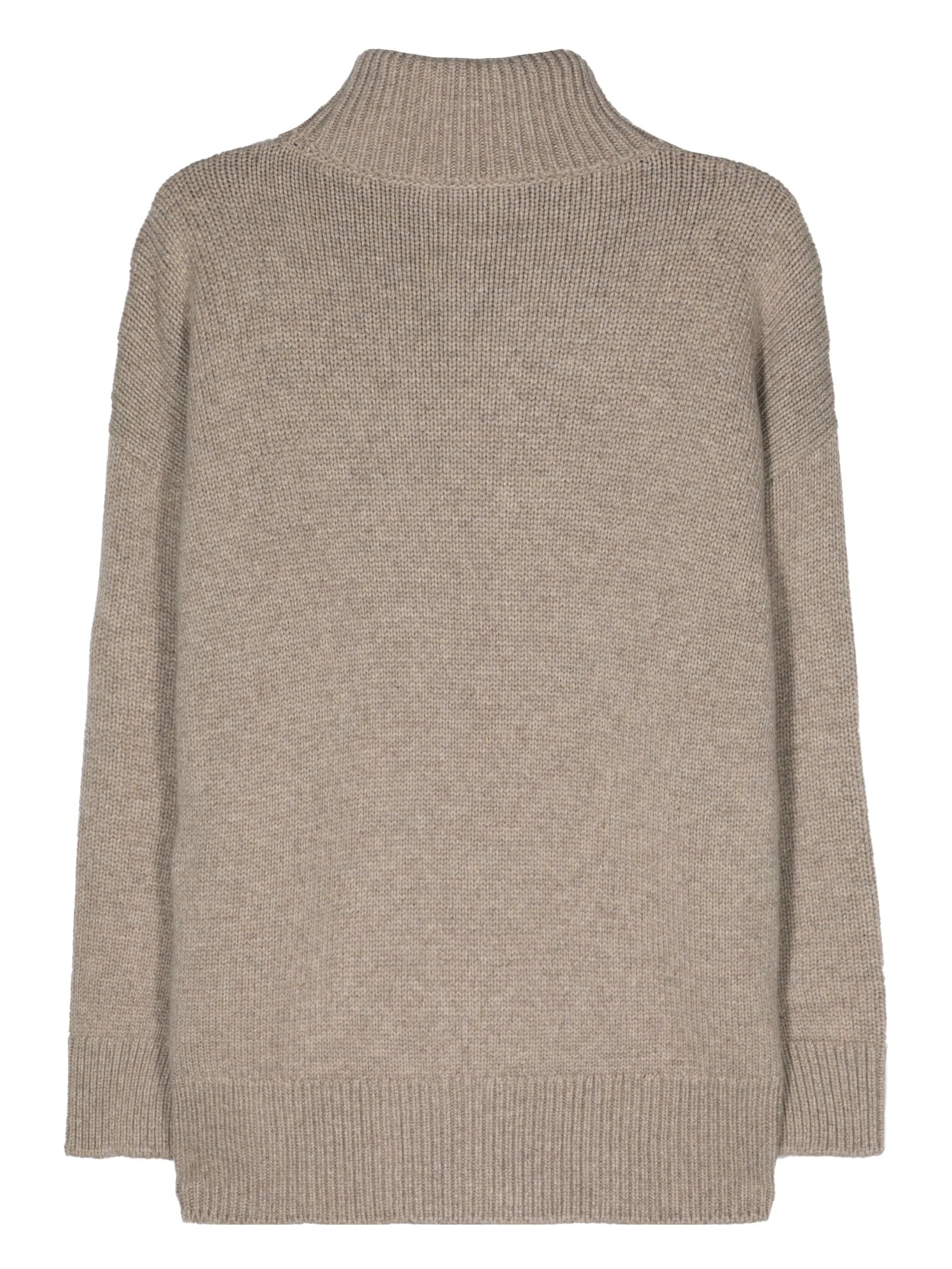 Neutral Feries Cashmere Sweater - 2