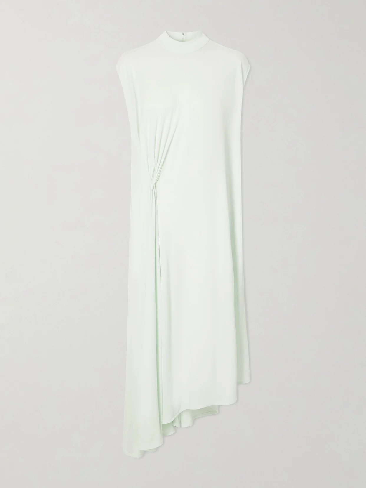 Gathered Cady Halterneck Midi Dress - 1
