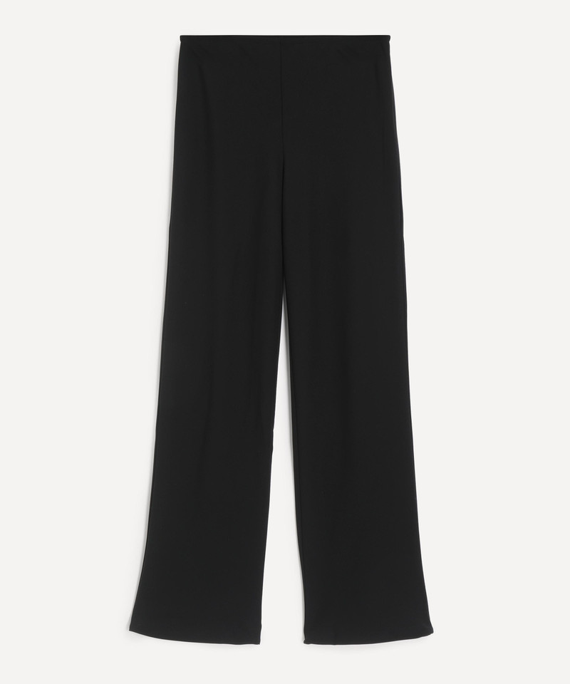 Gale Satin Mis-Rise Bias Trousers 1