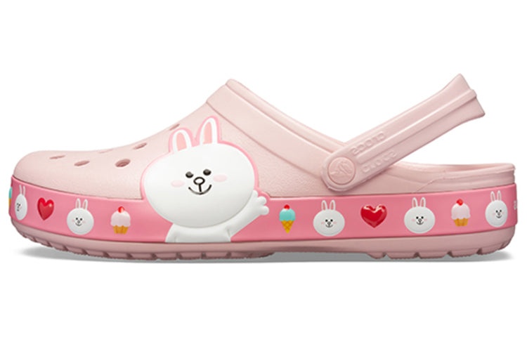 Crocs x Line Friends Beach Pink Unisex Sandals 205791-606 - 2
