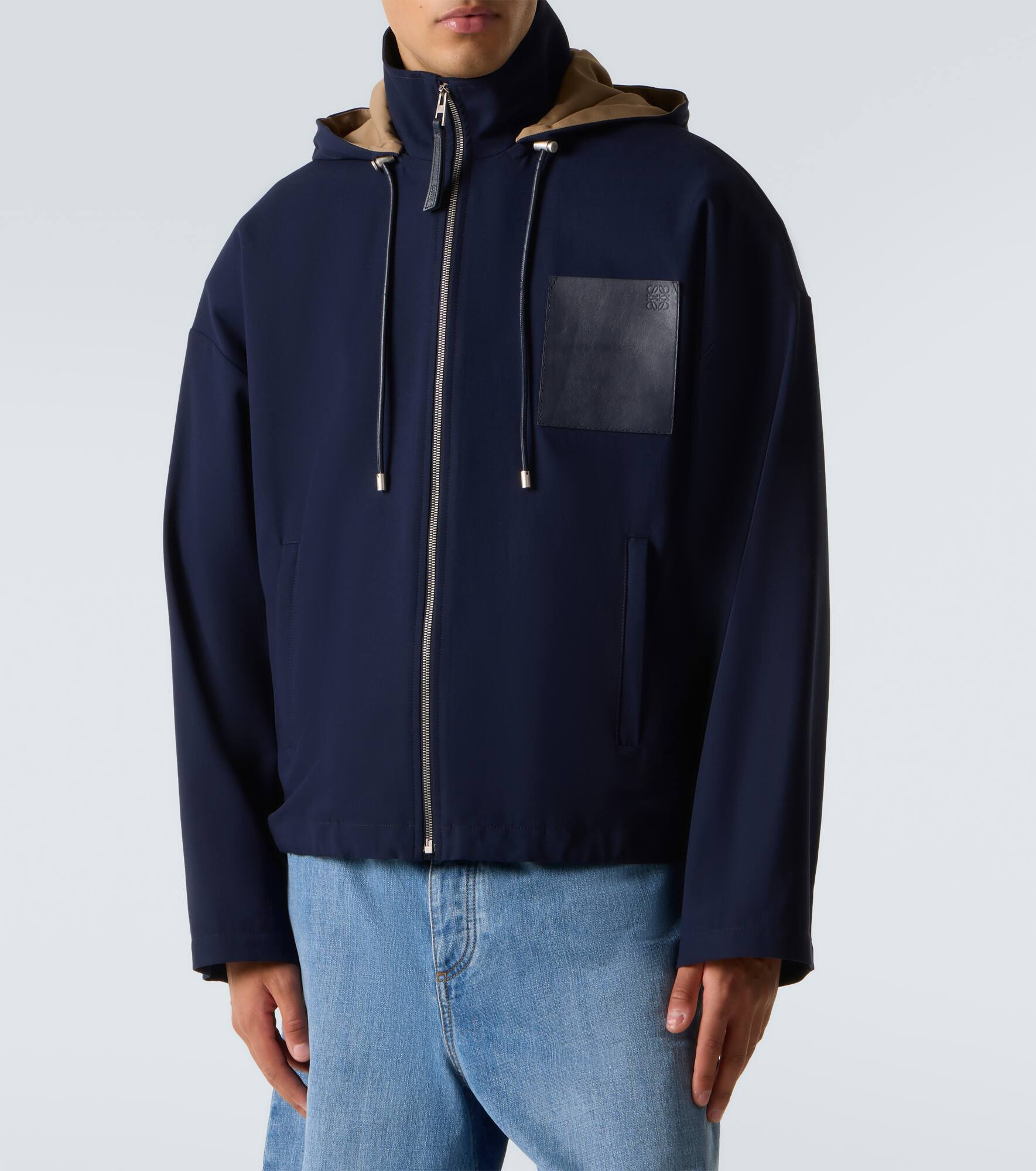 Hooded cotton twill jacket - 3