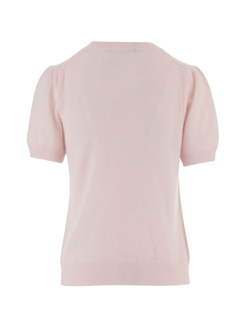 Allude ribbed crew-neck T-shirt outlook