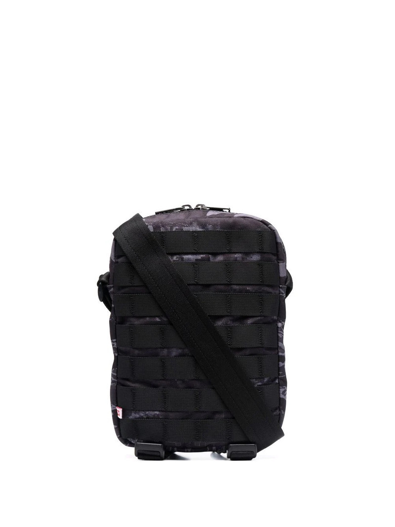 camo panelled messenger bag 1