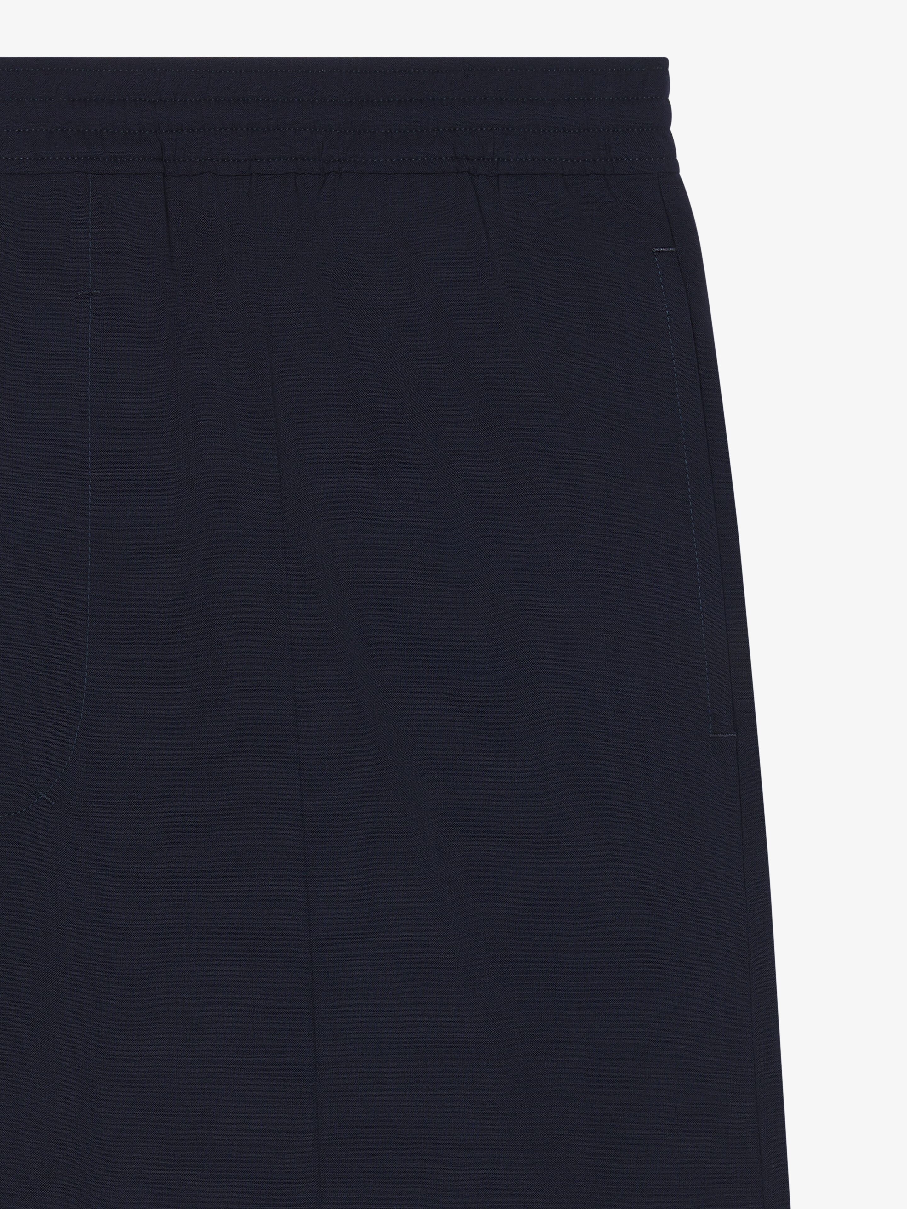 BERMUDA SHORTS IN WOOL POPLIN - 5