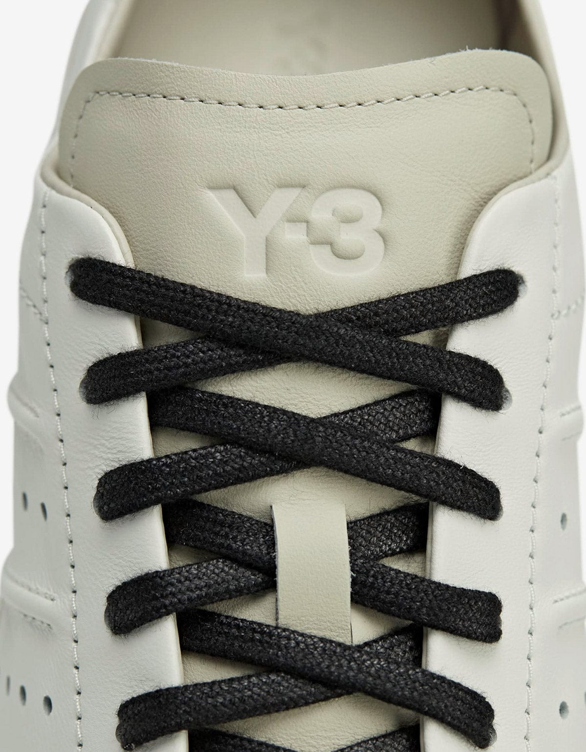 Y-3 White Superstar Trainers - 3