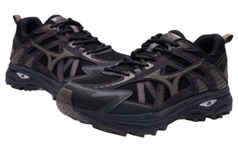 Mizuno Mizuno Racer Trail 'Black Grey' D1GH223807 outlook