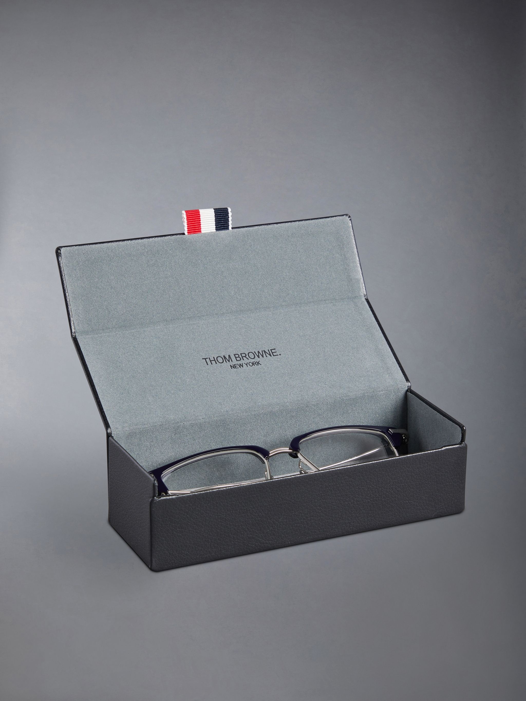 RECTANGULAR EYEGLASSES IN ACETATE AND TITANIUM - 6