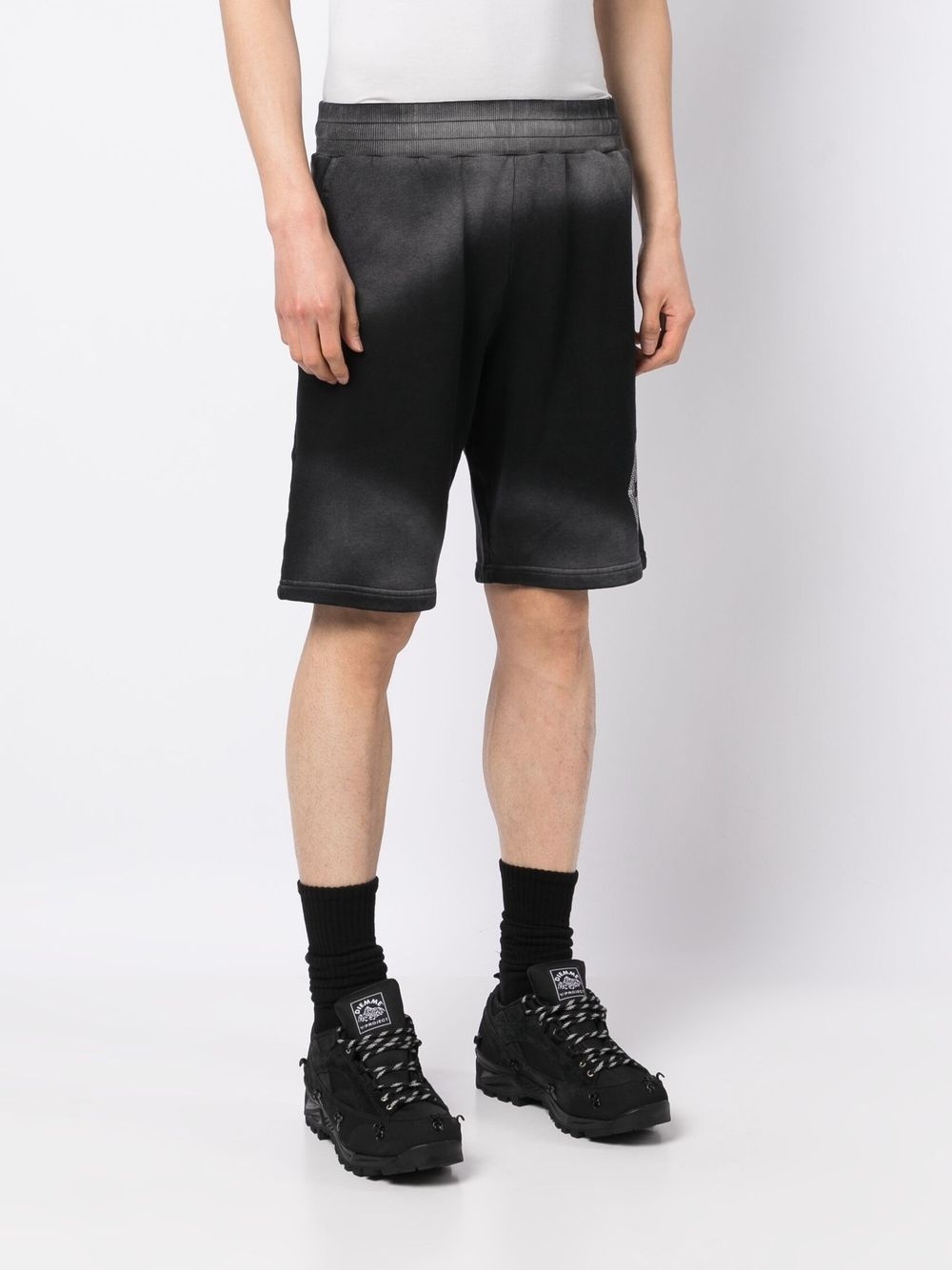 elasticated-waist track shorts - 3