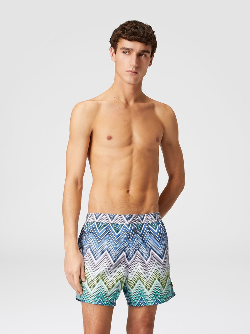 Missoni Swimming trunks with large zigzag print outlook