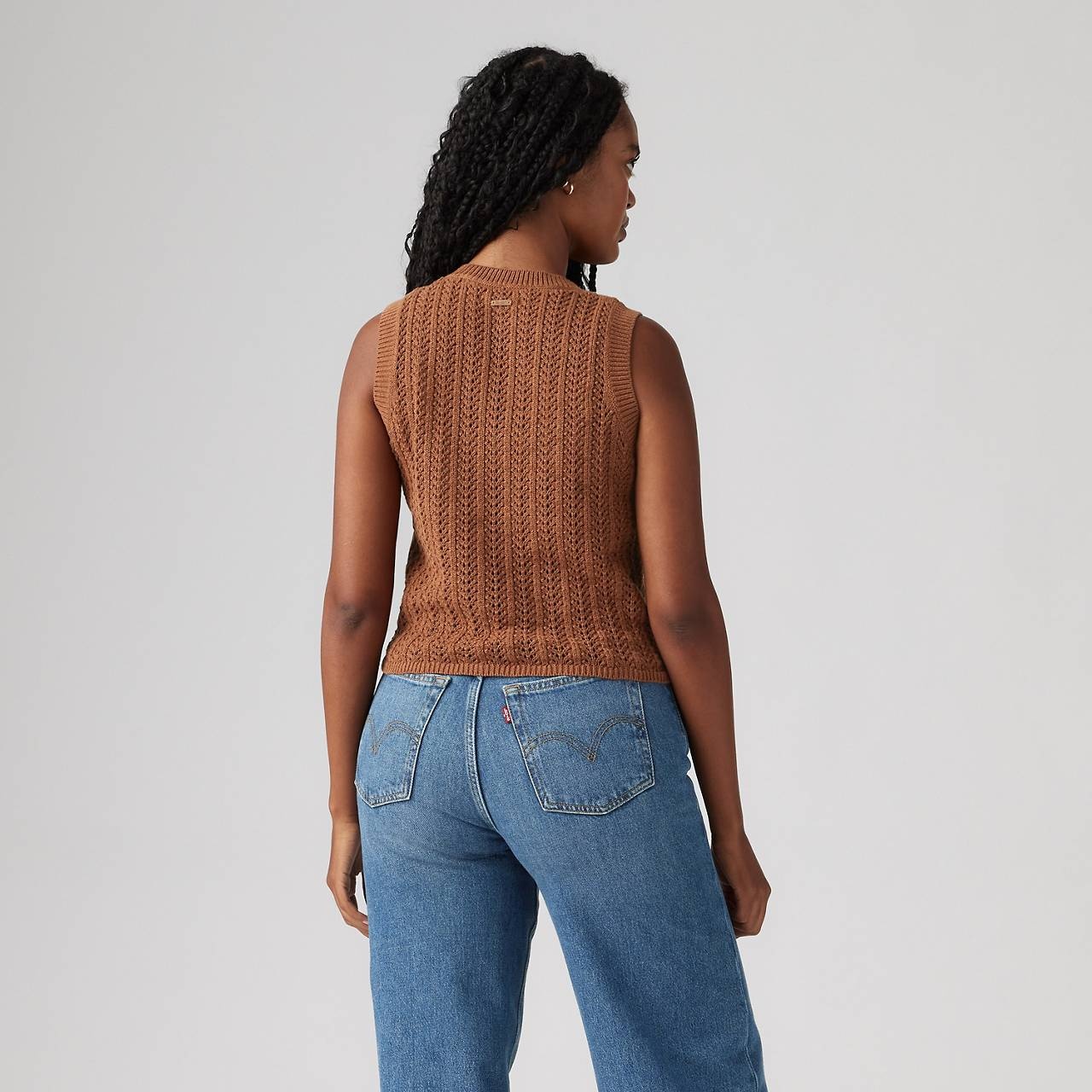SUNRISE COTTON LINEN CROCHET TANK TOP - 3