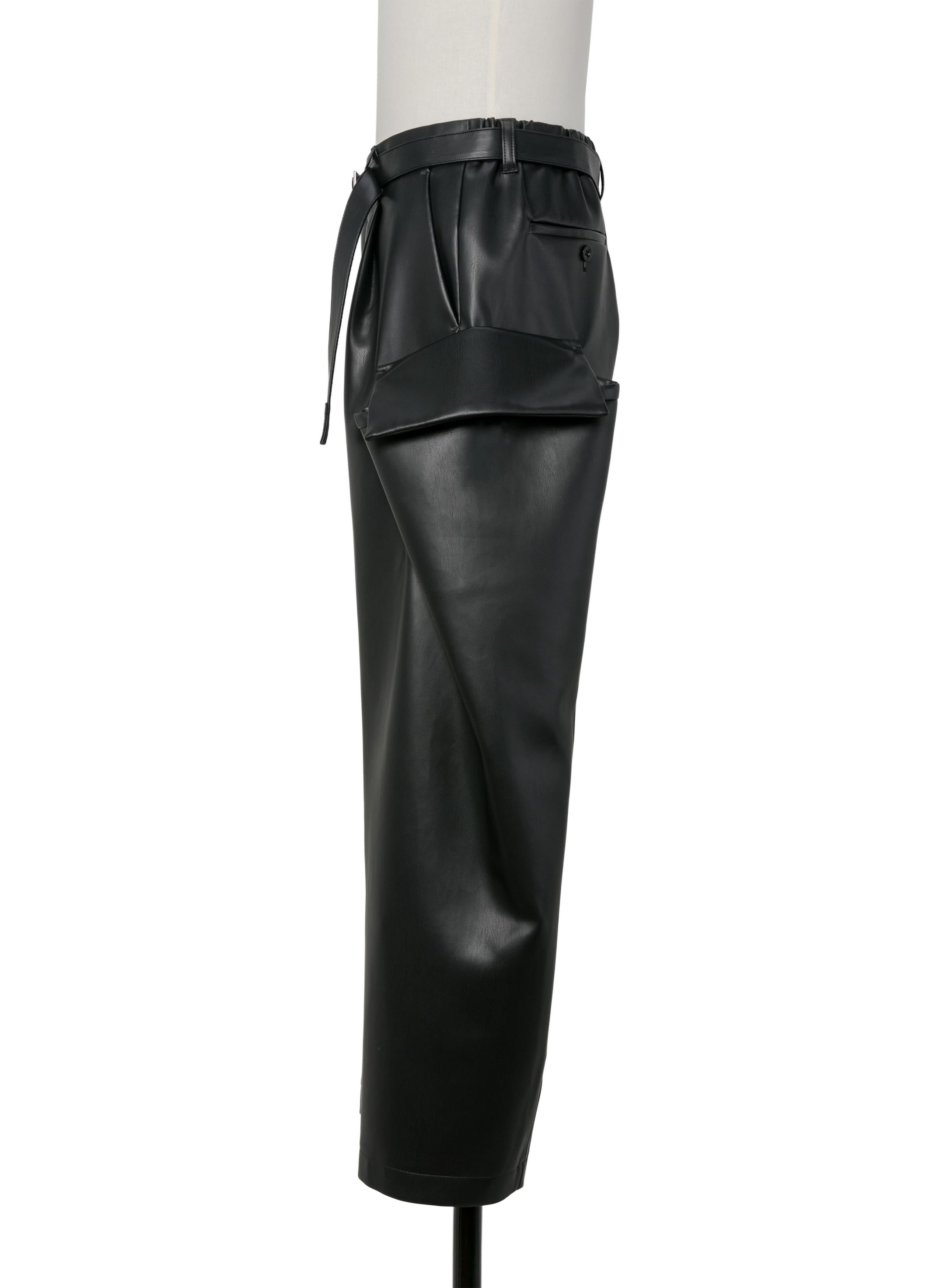Faux Leather Pants - 4