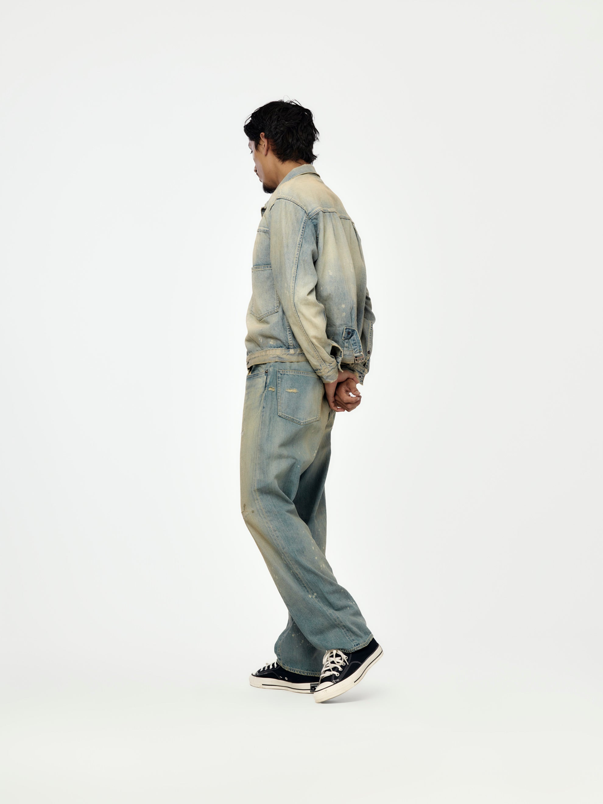 1ST TYPE DENIM JACKET (BLEACH) - 5