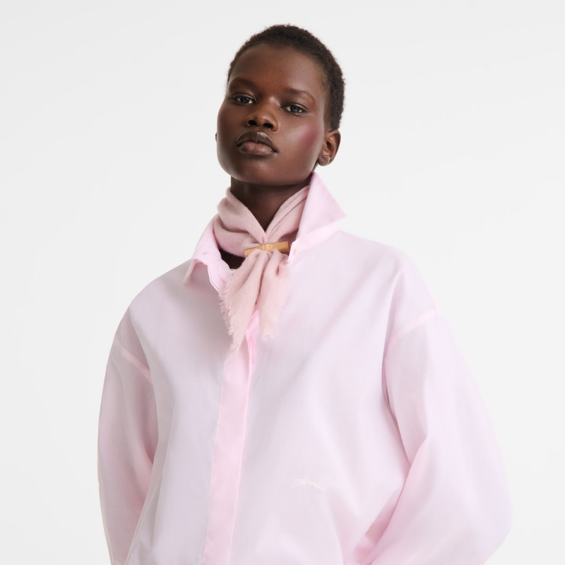 Longchamp L'Hiver en douceur Stole Pink Tea - OTHER outlook
