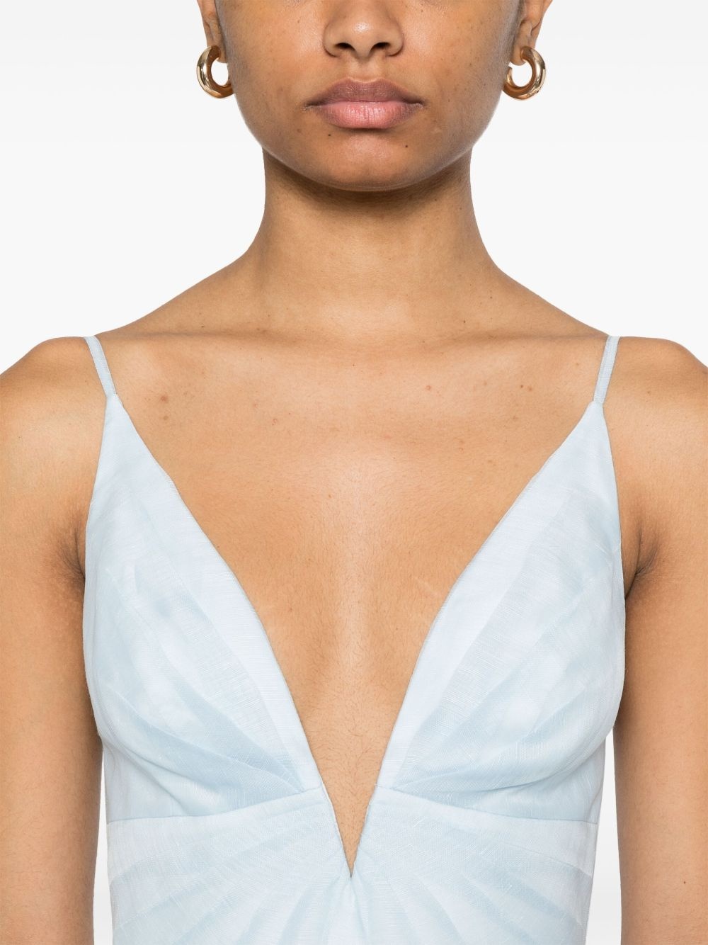 Illuminate V-neck midi dress - 5