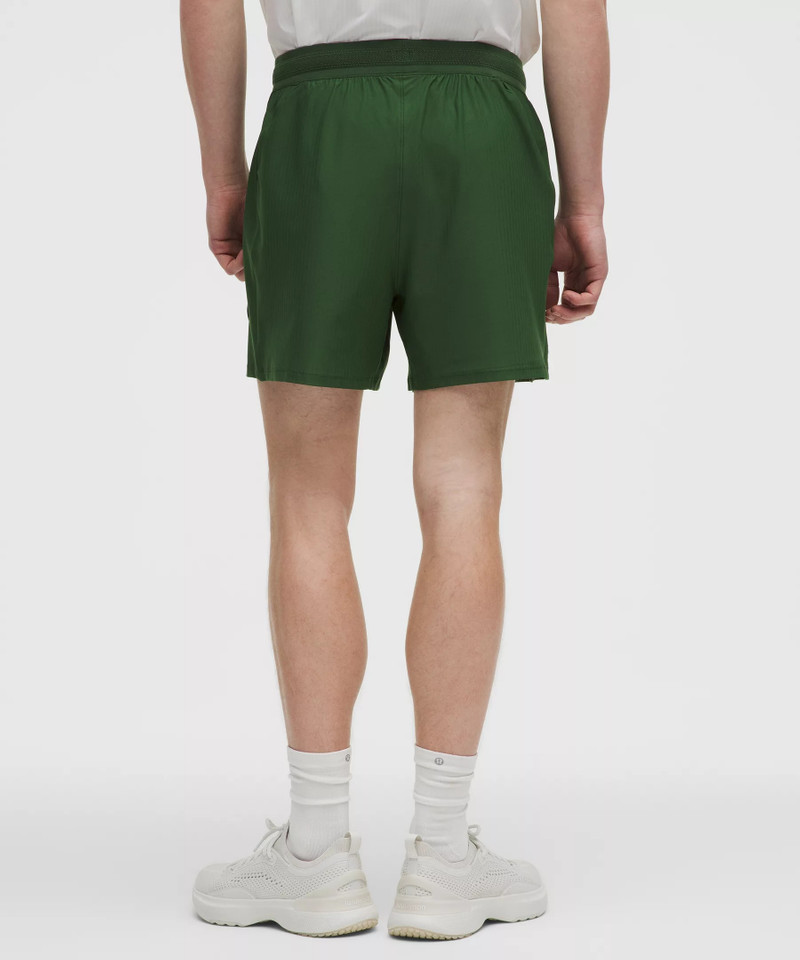 Striped Mesh Tennis Short 5" 3