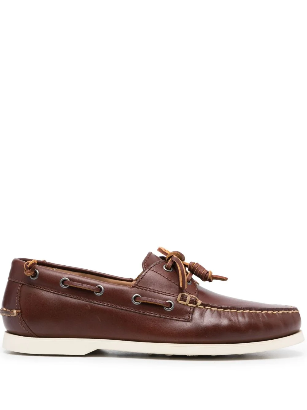 Merton leather boat shoes - 1