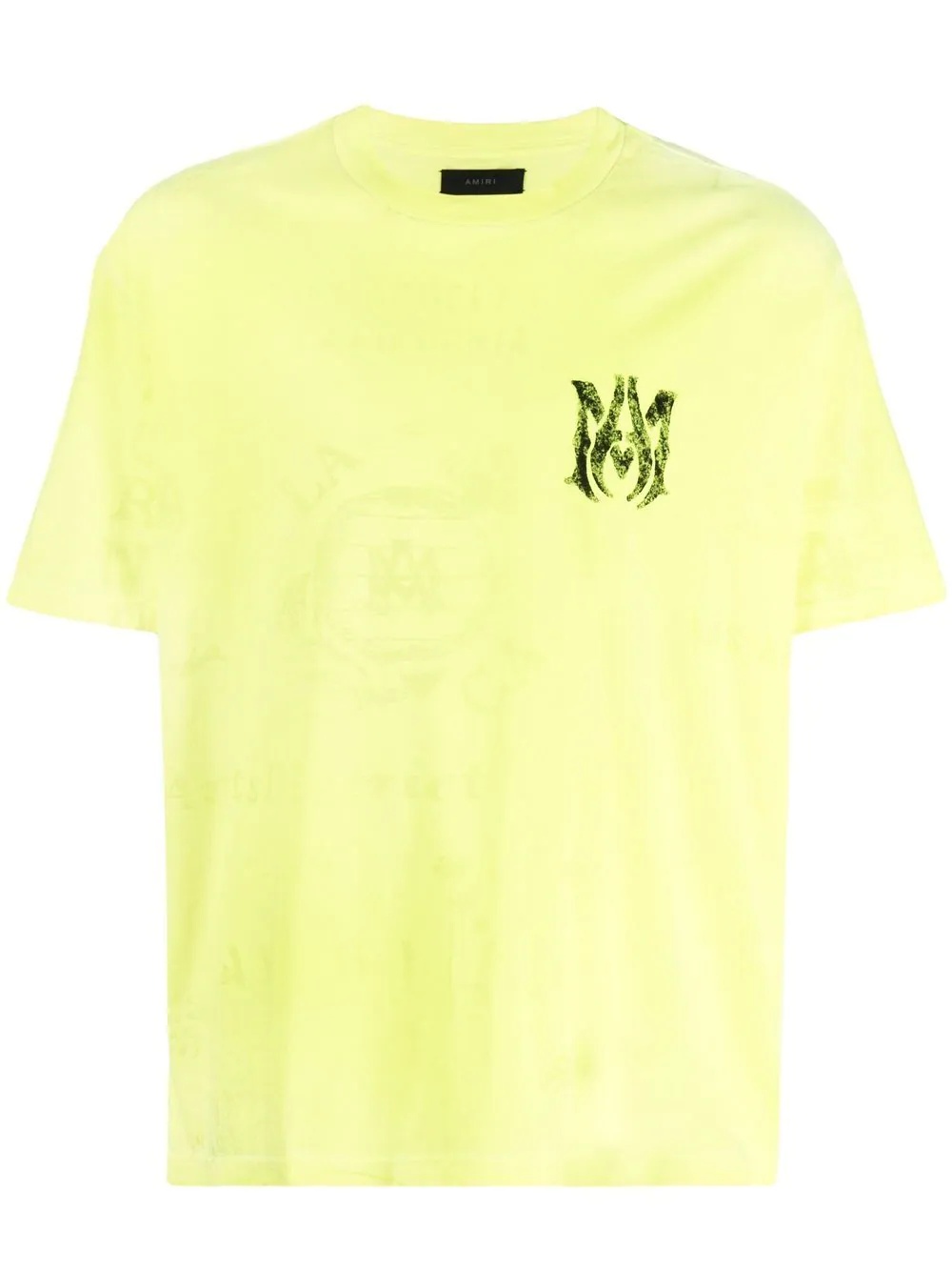 army stencil cotton T-shirt - 1