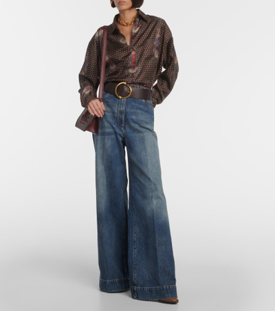 Etro High-rise wide-leg jeans outlook