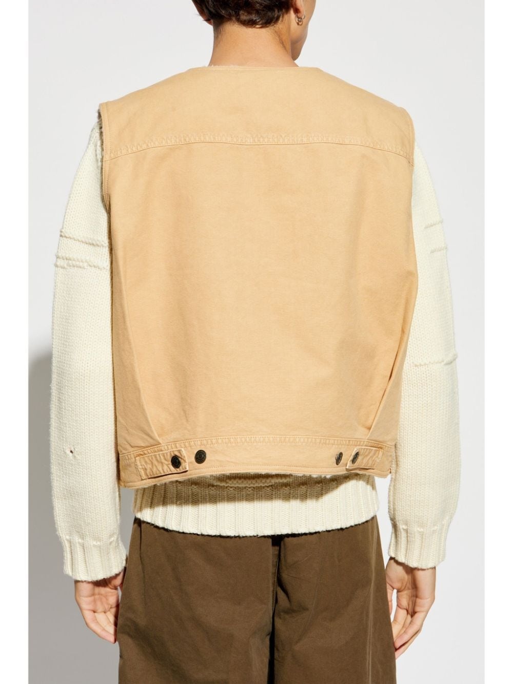 padded denim jacket - 4