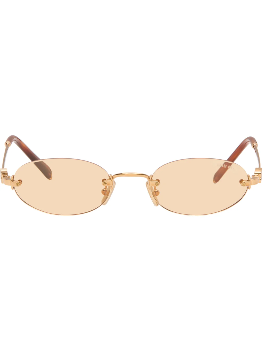 Gold Logo Sunglasses - 1