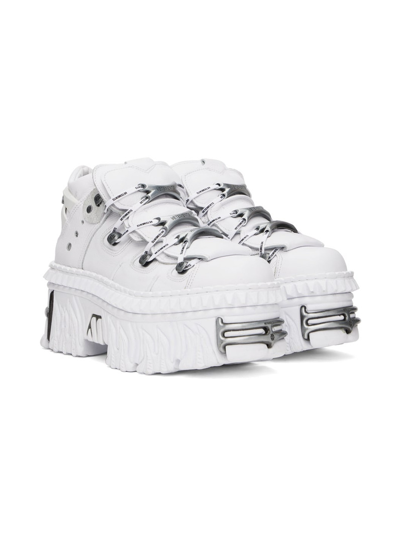 White New Rock Edition Platform Sneakers 4