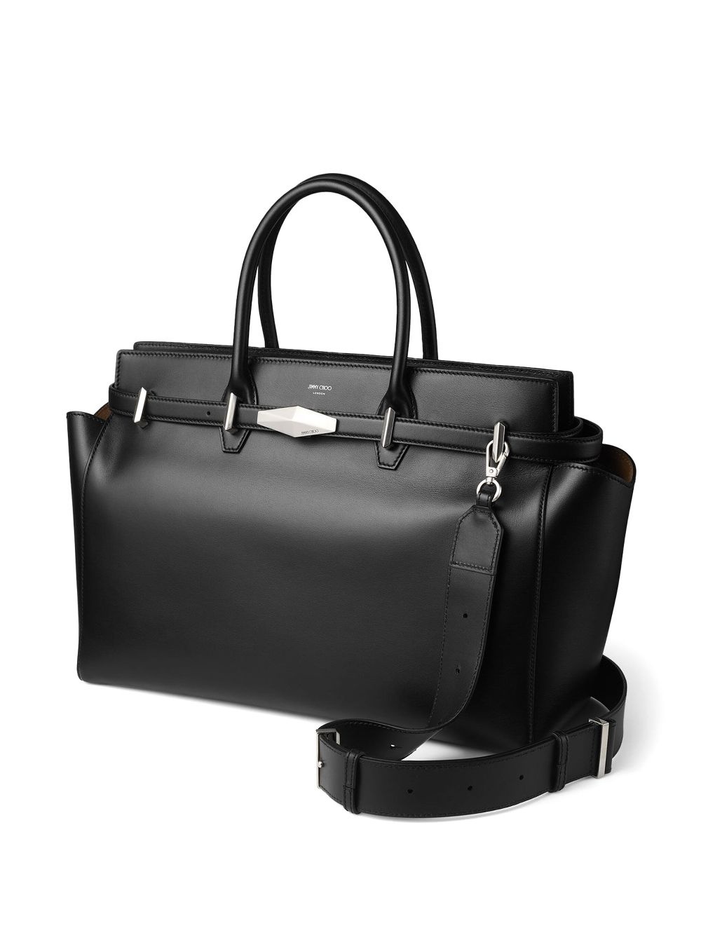 medium Diamond Belted tote bag - 3