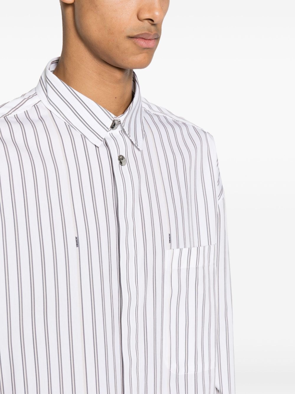 striped cotton shirt - 5