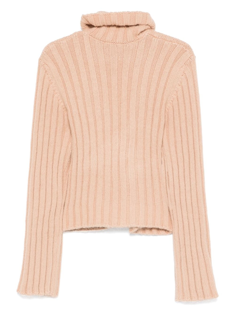 twisted roll-neck sweater - 2