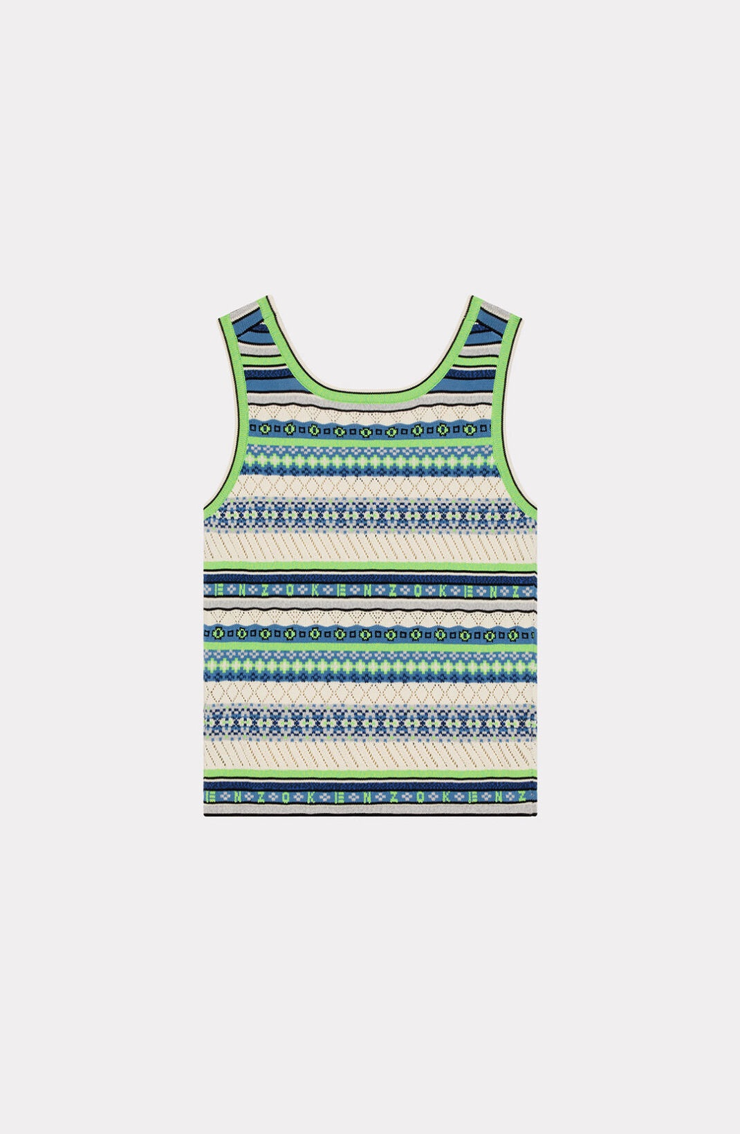 'Fair Isle' sleeveless jumper - 2