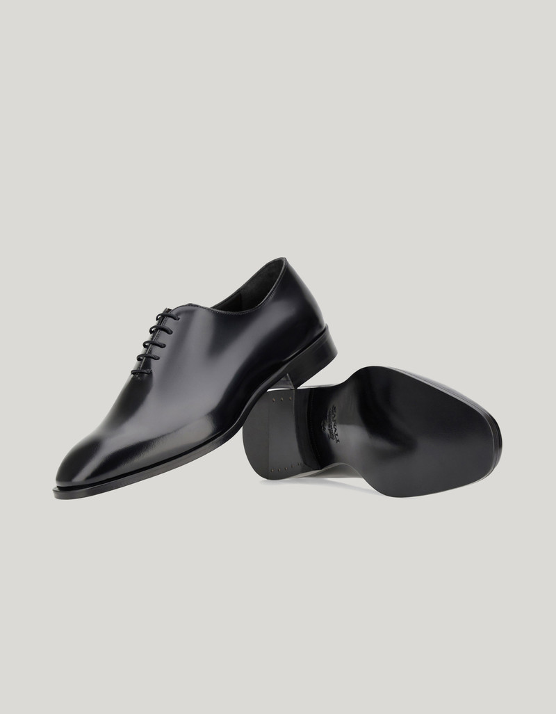 OXFORD IN BLACK BRUSHED CALFSKIN 2