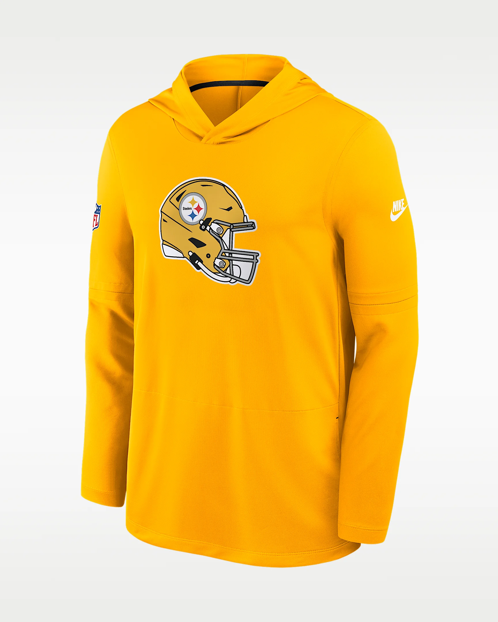 Pittsburgh Steelers Alt Men's Nike Dri-FIT NFL Long-Sleeve Hooded Top - 1
